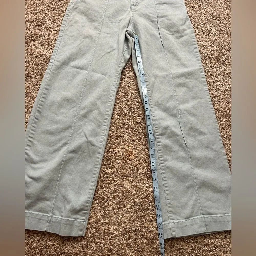 Cotton On Women’s Light Blue Cotton Flare Leg Pants Size 6 - Picture 8 of 13